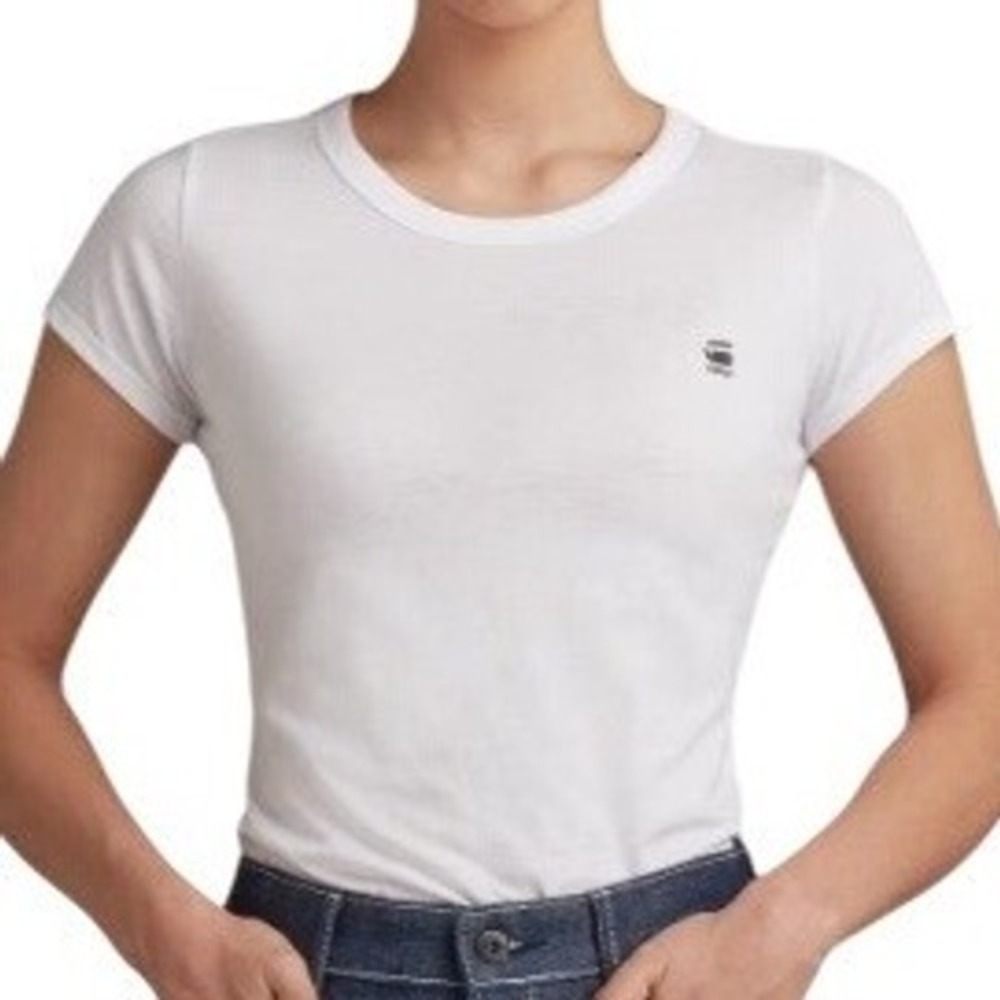G-Star Women's Eyben Slim Short Sleeve Round Neck Pullover T-Shirt Size XS NWT